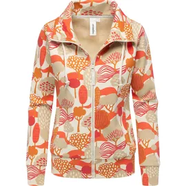 Ragwear Ronette Print Sweatjacke Herren Braun/Weiß XXL