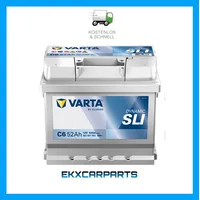 Varta C6 Silver Dynamic 552 401 052 Autobatterie 52Ah