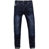 John Doe Original XTM | Motorradhose | Einsetzbare Protektoren | Atmungsaktiv | Motorrad Jeans | Denim Jeans mit Stretch, JDD2007-36/34, blue, 36w / 34l