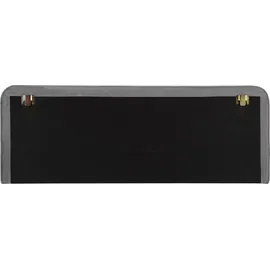 Idimex Kopfteil NOVARE mit Wandbefestigung in Grau - Headboard 160 cm, gepolstertes perfekt für Boxspringbetten, weicher Stoffbezug, samt, runde ecken - Grau