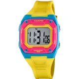 Calypso Mädchen Armbanduhr Digitaluhr Damenuhr K5813/2 - Hellgelb/Grau