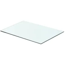 vidaXL Regalboden Glas Transparent 50 cm x 30 cm