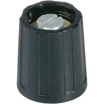 OKW A2610040 A2610040 Drehknopf mit Zeiger Schwarz (Ø x H) 10mm x 14mm 1St.