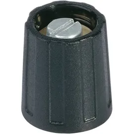 OKW A2610040 A2610040 Drehknopf mit Zeiger Schwarz (Ø x H) 10mm x 14mm 1St.