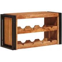 vidaXL Weinregal 100 x 45 x 33 cm Braun
