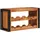 vidaXL Weinregal 100 x 45 x 33 cm Braun
