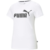 Puma Essentials Logo T-Shirt Damen 02 white S