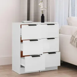 vidaXL Sideboard 30 x 30 x 70 cm Weiß