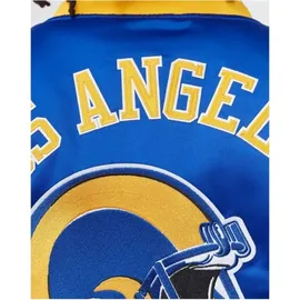Mitchell & Ness Heavyweight Satin Jacke blau M