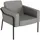medso powered by paperflow Sessel MEDSO L Kunstleder 75,0 x 74,3 x 73,6 cm Grau/Schwarz