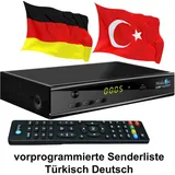 MediaArt Türkische TV Sat Receiver MEDIAART- 4 Full HD Astra + Türksat programmiert USB