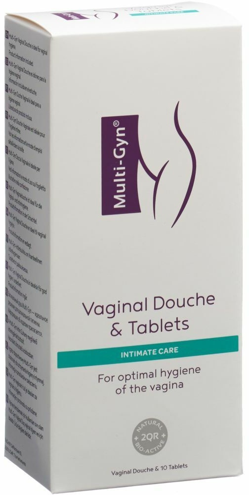 Multi-Gyn® Vaginalduschset und Tabletten