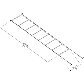 CANOPIA Palram Sonnensegel für Palram Terrassenüberdachung 3 m x 7,3 m