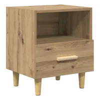 VidaXL Nachttisch Eiche handwerklich 40 x 35 x 47,5