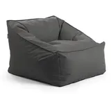 mokebo mokebo® Sitzsack, Schwarz, Textil, 75x60x95 cm, Oeko-Tex®, Gartenmöbel, Gartenstühle, Outdoor-Sitzsäcke