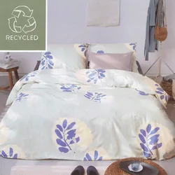 Bestlivings Bettwäsche-Set (135x200cm) Remade Romantic Leaves