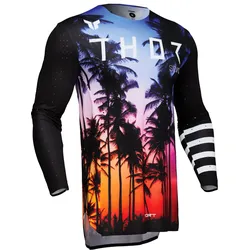 Thor Sportmode SD, Trikot - Schwarz/Weiß/Blau/Orange - XXL
