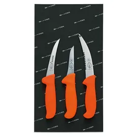 Friedr. Dick Dick ErgoGrip Messerset 3-tlg. 15 cm/13 cm/10 cm Orange