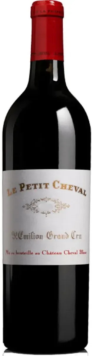 Le Petit Cheval blanc 2. Wein 3 Flaschen in Original Holzkiste Weißwein trocken 0,75 l | 2018