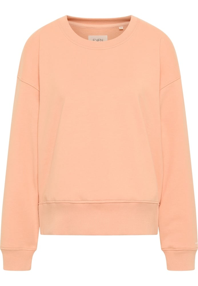 Strick Pullover in peach unifarben, peach, L