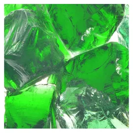 vidaXL Gabionensteine aus Glas Grün 60-120 mm 25 kg