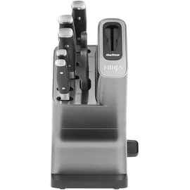 Ninja StaySharp Messerblock mit Schleifer Silber/Schwarz