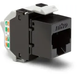 Niko Züblin 650-45072 Ungeschützter RJ45 Stecker UTP Kat. 6A, PoE++ ready für Bandbreiten bis 500MHz 65045072