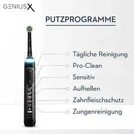 Oral-B Genius X midnight black + Reiseetui