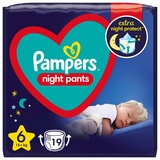 Pampers Night Pants Windeln Größe 6 (15+ kg), 19 Windeln, Nachtwindeln bieten Schutz Die ganze Nacht