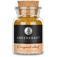 Ankerkraut Gewürz Currywurst, scharf, 90g im Korkenglas, Ankerkraut - Ankerkraut Curry