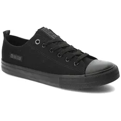 Schwarze Turnschuhe Big Star Stylische Herrenschuhe, 41