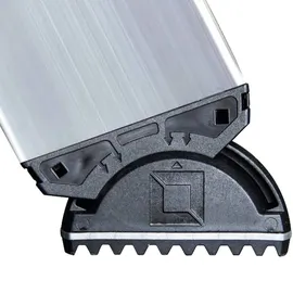 Günzburger Aluminium-Stehleiter 2 x 4 Stufen rollbar (41208)