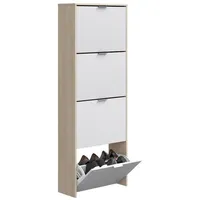 Homcom Schuhkipper 120 x 81 x 24 cm weiß