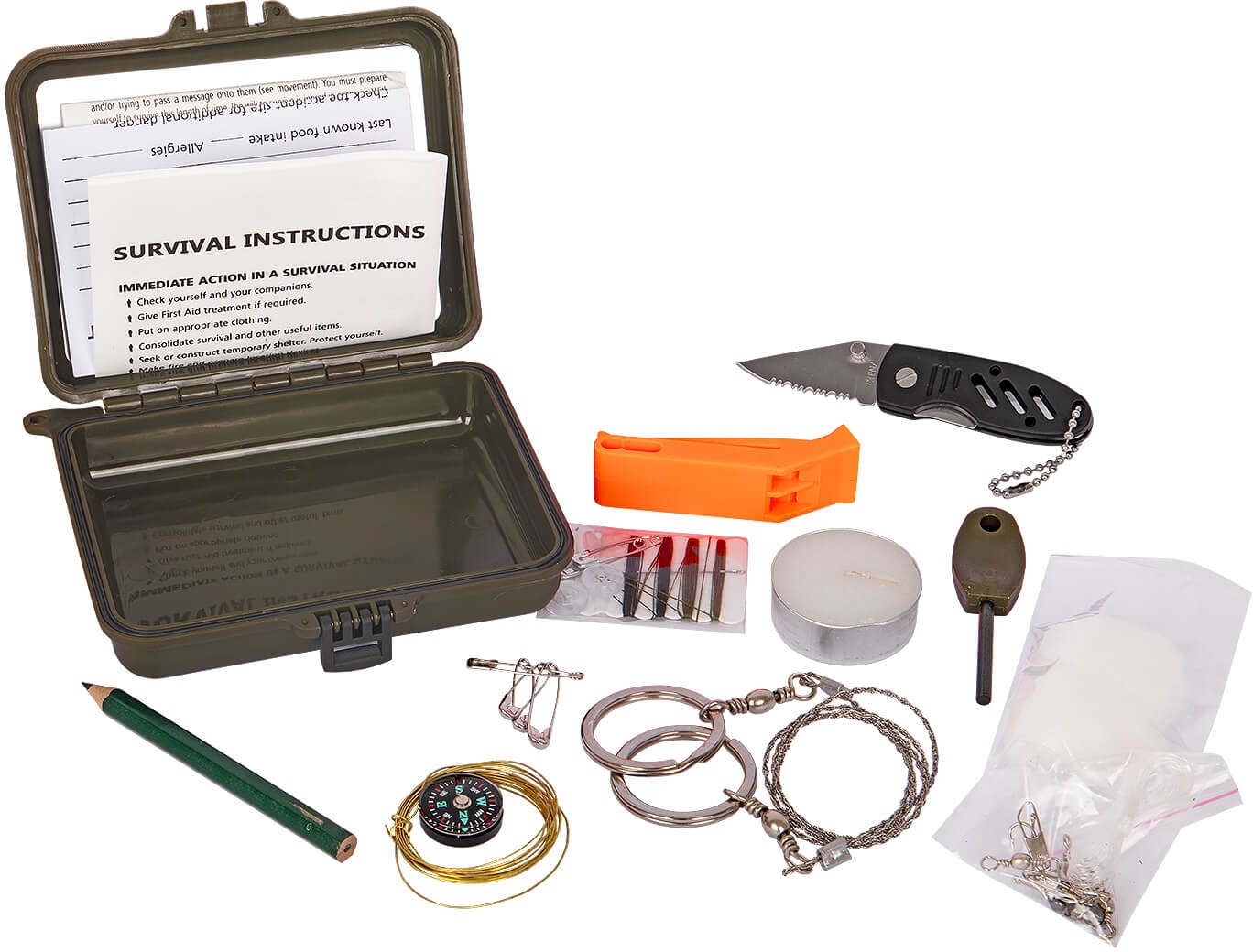 Mil-Tec Survival Kit Kunststoff Box