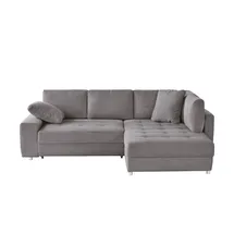 bobb Ecksofa Arissa de Luxe ¦ grau ¦ Maße (cm): B: 265 H: 84 T: 215.0