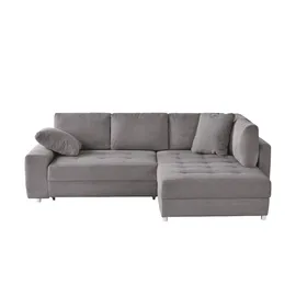 bobb Ecksofa Arissa de Luxe ¦ grau ¦ Maße (cm): B: 265 H: 84 T: 215.0