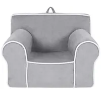 COSTWAY Kindersofa, mit Relaxfunktion grau