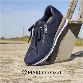 Marco Tozzi Sneaker Damen Weite M Blau 36