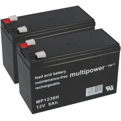 Ersatzakku für Best Power B610 700VA Markenakku 2x 12V 9Ah USV