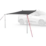 Qeedo Fahrzeug-Vorzelt Motor Tarp Universal Sonnensegel mit UV-Schutz UV80,