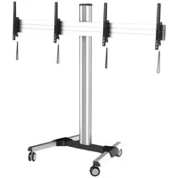 PureMounts TV Cart - Dual Display bis 55 Zoll