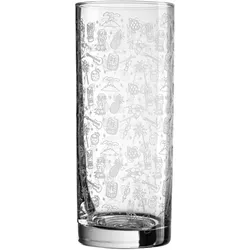 Highball Glas - Tiki Verzierung / 250 ml (6 Stk) - Highball Glas - 1 Karton - 6 Gläser