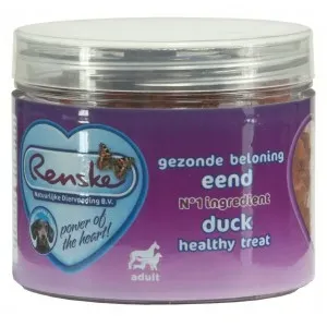 Renske Gezonde Beloning Hartjes eend hondensnack  2 x 100 g