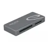 Delock Speicherkartenleser 91754 - USB Typ-C Kartenleser für CFast- und SD-Speicherkarten