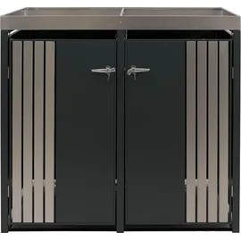 MCW Mülltonnenverkleidung O67 125 x 84 cm anthrazit