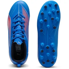 Puma Ultra 6 Play MG Kinder ultra blue/puma white/glowing red 37