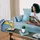 Relaxdays Sitzhocker mit Stauraum, Samt, faltbar, gepolstert, Stauraumhocker rund, Samthocker, HxD 31 x 57 cm, Petrol
