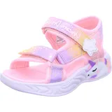 SKECHERS Unicorn Dreams Majestic Bliss Durchgängies Plateau Sandalen, Light Pink Textile Multi Trim, 43 EU - 43 EU