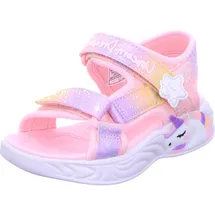 SKECHERS Unicorn Dreams Majestic Bliss Durchgängies Plateau Sandalen, Light Pink Textile Multi Trim, 43 EU - 43 EU