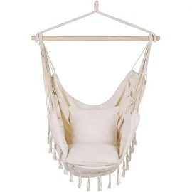Beliani Hängesessel Bonea Beige